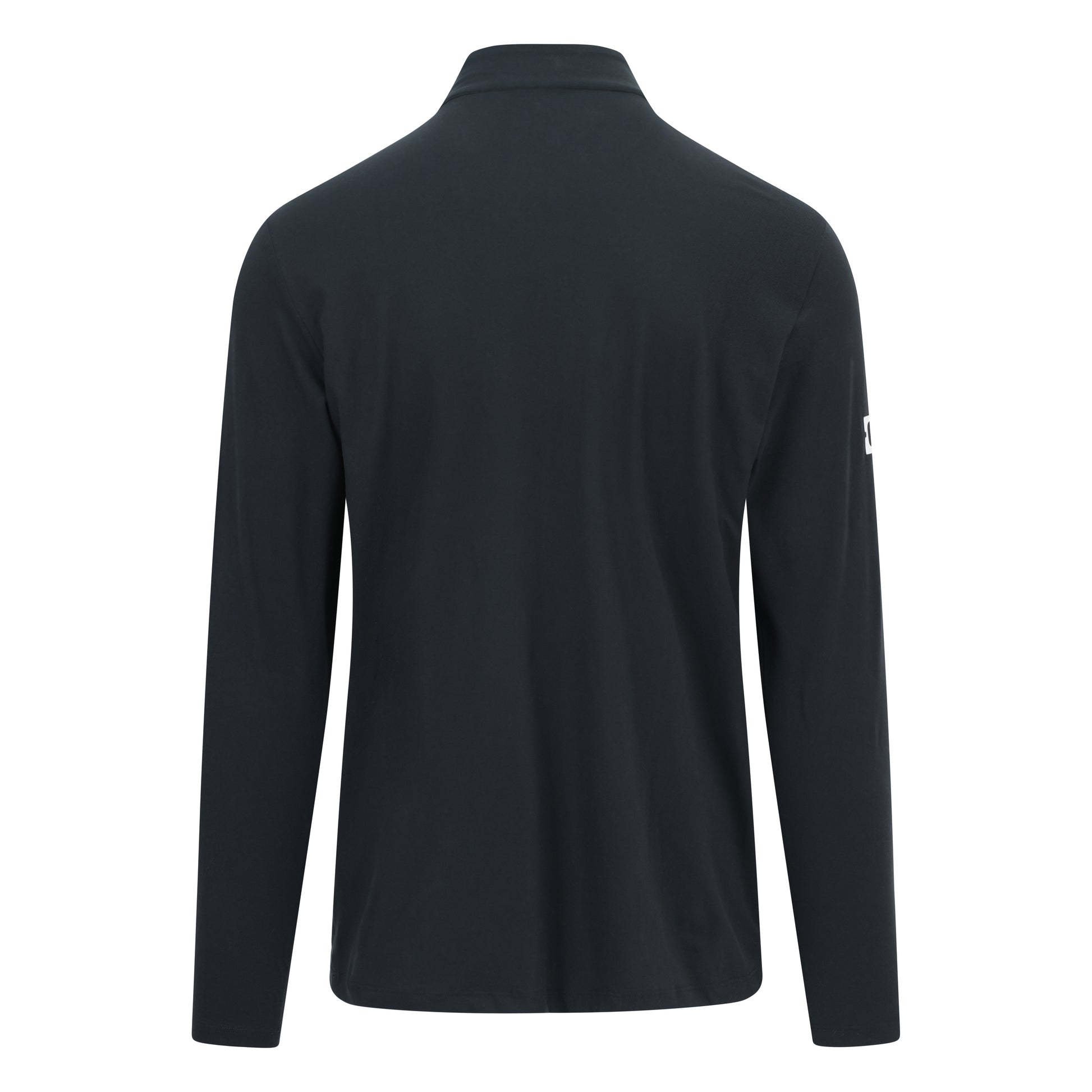 Back view of black Performance Long Sleeve on a white background