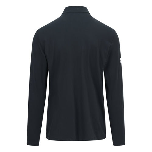 Back view of black Performance Long Sleeve on a white background